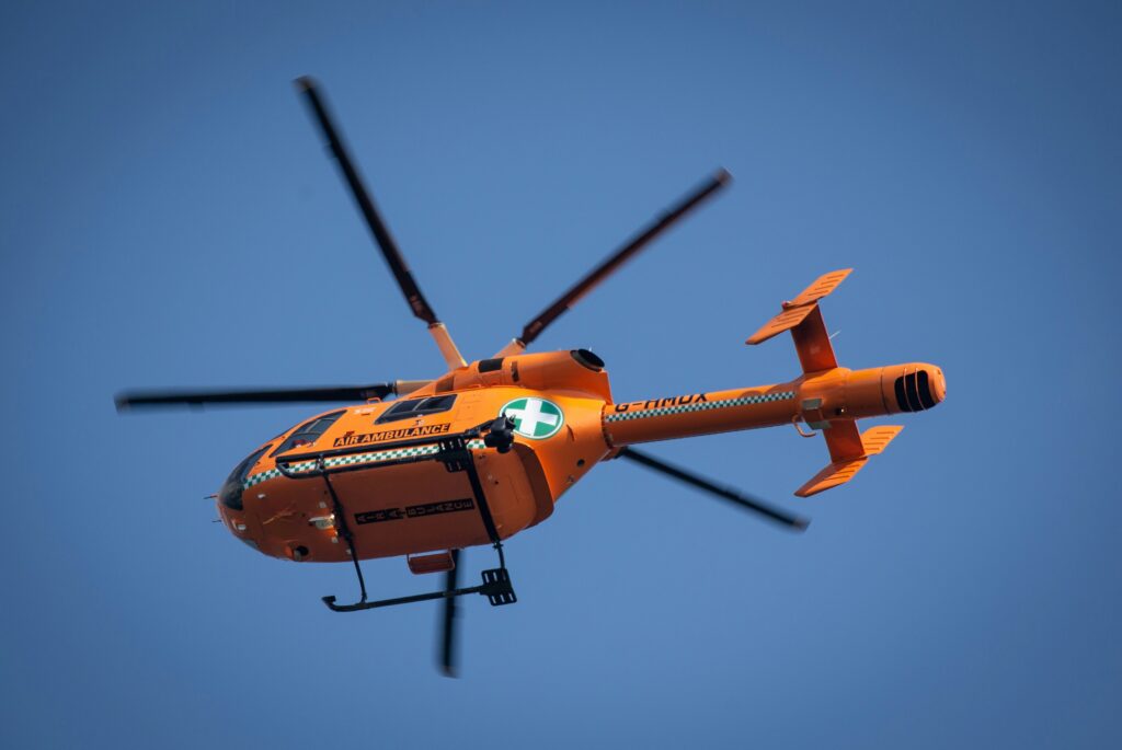 Double Engine Helicopter